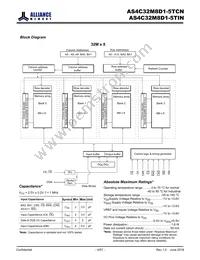 AS4C32M8D1-5TCN Datasheet Page 4