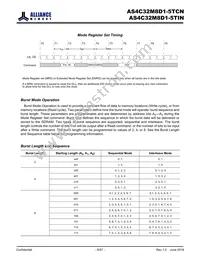 AS4C32M8D1-5TCN Datasheet Page 8