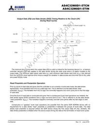 AS4C32M8D1-5TCN Datasheet Page 10