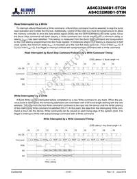 AS4C32M8D1-5TCN Datasheet Page 21