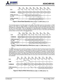 AS4C4M16S-6BINTR Datasheet Page 8