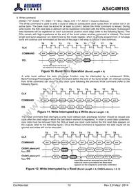 AS4C4M16S-6BINTR Datasheet Page 10