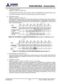 AS4C4M16S-6TAN Datasheet Page 15
