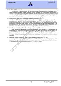 AS4C4M16S-6TCN Datasheet Page 17