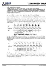 AS4C4M16SA-5TCN Datasheet Page 11