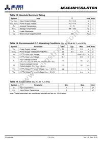 AS4C4M16SA-5TCN Datasheet Page 18