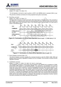 AS4C4M16SA-6BINTR Datasheet Page 16