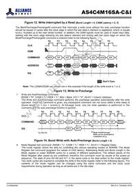 AS4C4M16SA-7BCN Datasheet Page 12