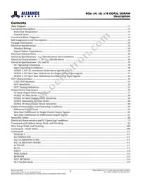 AS4C512M16D3L-12BINTR Datasheet Page 4