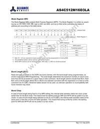 AS4C512M16D3LA-10BIN Datasheet Page 12