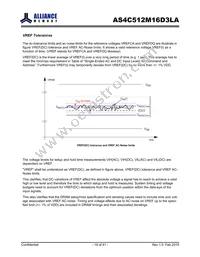 AS4C512M16D3LA-10BIN Datasheet Page 19