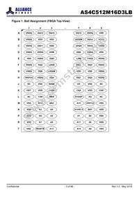 AS4C512M16D3LB-12BCN Datasheet Page 3