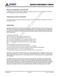 AS4C512M32MD3-15BCNTR Datasheet Page 9