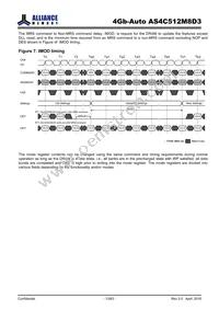 AS4C512M8D3-12BANTR Datasheet Page 13