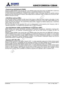 AS4C512M8D3A-12BAN Datasheet Page 19