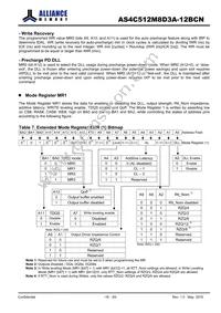 AS4C512M8D3A-12BCNTR Datasheet Page 16