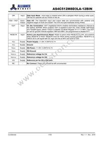 AS4C512M8D3LA-12BIN Datasheet Page 7