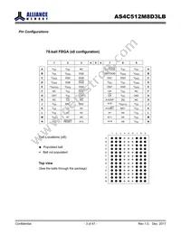 AS4C512M8D3LB-12BANTR Datasheet Page 3