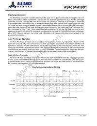 AS4C64M16D1-6TINTR Datasheet Page 15