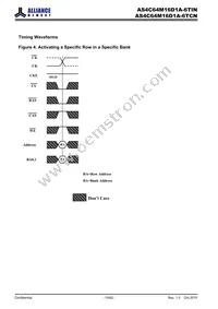 AS4C64M16D1A-6TINTR Datasheet Page 15