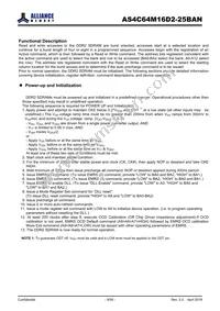 AS4C64M16D2-25BANTR Datasheet Page 9