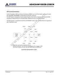 AS4C64M16D2B-25BCN Datasheet Page 12