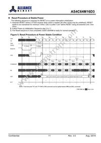 AS4C64M16D3-12BINTR Datasheet Page 11