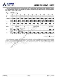 AS4C64M16D3LA-12BAN Datasheet Page 13