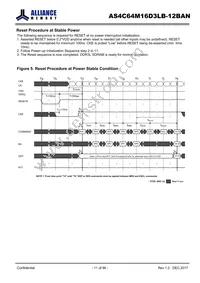 AS4C64M16D3LB-12BAN Datasheet Page 11
