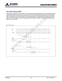 AS4C64M16MD1-5BINTR Datasheet Page 22