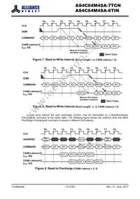AS4C64M4SA-6TIN Datasheet Page 10