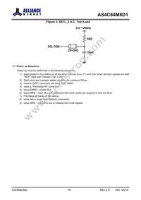 AS4C64M8D1-5TINTR Datasheet Page 15