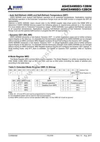 AS4C64M8D3-12BINTR Datasheet Page 19