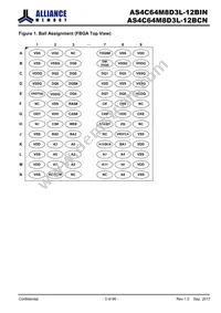 AS4C64M8D3L-12BINTR Datasheet Page 3