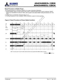 AS4C64M8D3L-12BINTR Datasheet Page 11