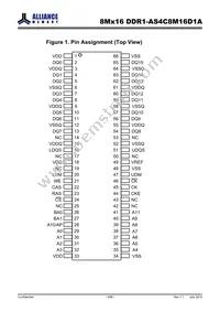 AS4C8M16D1A-5TINTR Datasheet Page 3