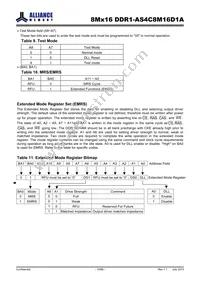 AS4C8M16D1A-5TINTR Datasheet Page 10