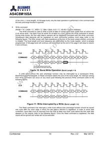 AS4C8M16SA-6BINTR Datasheet Page 10