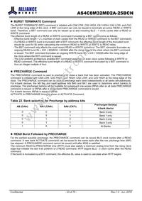 AS4C8M32MD2A-25BCN Datasheet Page 23