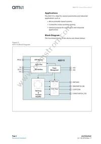 AS5115A-HSST Datasheet Page 2