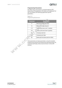 AS5161-HSOM Datasheet Page 11