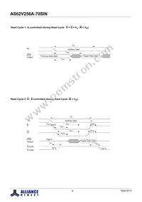 AS62V256A-70SINTR Datasheet Page 8