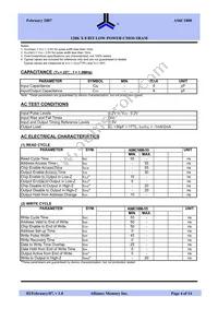 AS6C1008-55BIN Datasheet Page 4