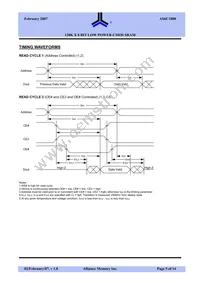 AS6C1008-55BIN Datasheet Page 5