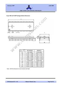 AS6C1008-55BIN Datasheet Page 9