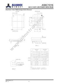 AS6C1016-55BIN Datasheet Page 11