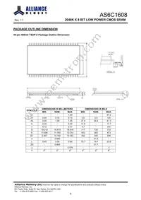 AS6C1608-55BIN Datasheet Page 10