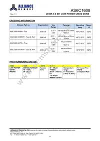 AS6C1608-55BIN Datasheet Page 12