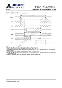 AS6C1616-55TINL Datasheet Page 8