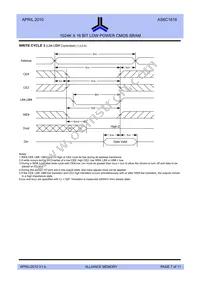 AS6C1616-55TINTR Datasheet Page 7